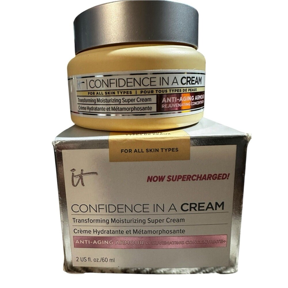 IT Cosmetics Confidence in a Cream Anti-Aging Hydrating Moisturizer 2fl.oz NIB